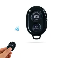 Bluetooth Phone Self Timer Shutter Button for iPhone selfie stick Shutter Release Wireless Remote Control for Huawei 2 in 1 selfie phone light and bluetooth shutter self timer black