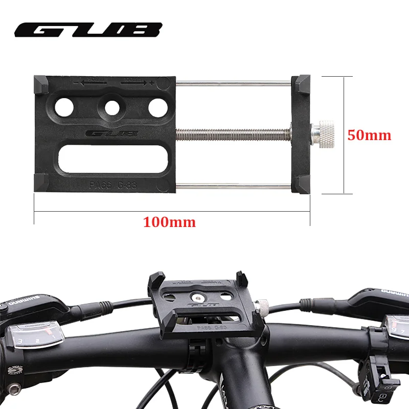 GUB G-83 Anti-Slip Universal Bicycle Phone Holder Mount Bracket For 3.5-6.2inch Smartphone Bike Handlebar Clip Stand