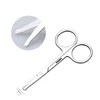 Brainbow 2pcs Small Makeup Scissors Eyebrow Eyelashes Nose Hair Scissor Stainless Steel Face Hair Removal Tools Round Point Head 4