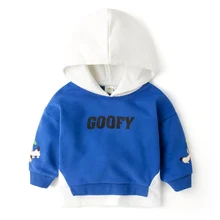 Disney Boys Hoodies Pullovers Tops Kids Sweaters Spring Fashion & Leisure DONALD MICKEY Cartoon 2017 autumn coat Size 80-120