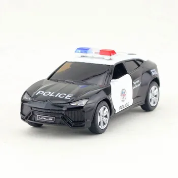 

KINSMART Diecast Metal Model/1:38 Scale/Urus Super Sport SUV Police Toy Car/Pull Back Educational Collection/Gift For Children