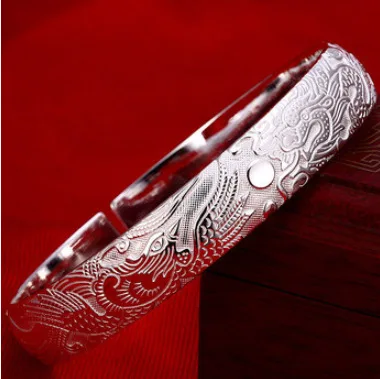 

S999 thousands of fine Vintage folk style opening Phoenix Bracelet