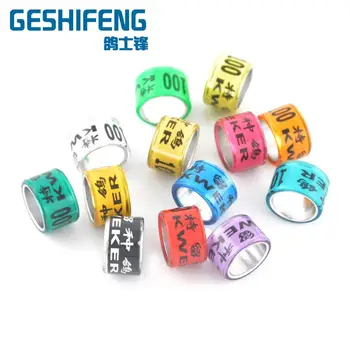 

100pcs free shipping 8mm racing rings for pigeon