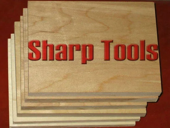 2 straight flute cutters tools bits on MDF, plywood (1)