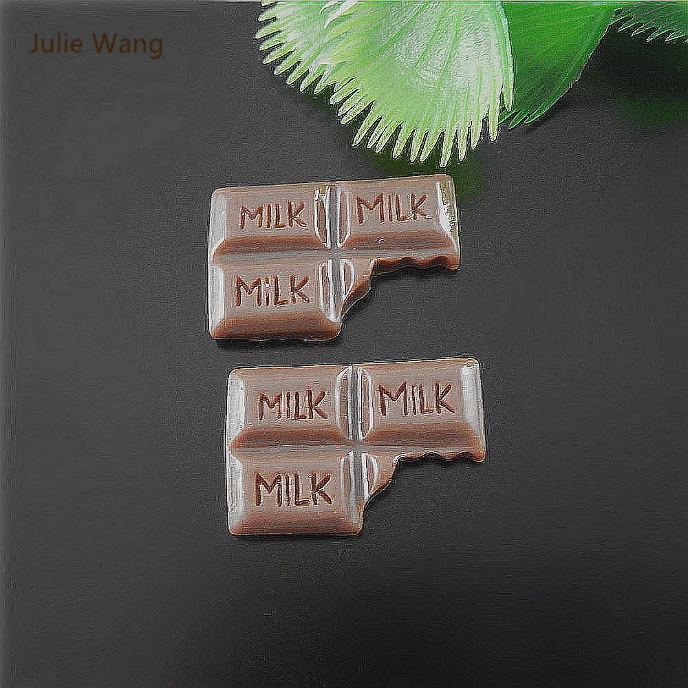 Julie Wang 10 шт. кофейные подвески из смолы, молочного шоколада, Подвески ручной работы, подвесные подарочные браслеты, аксессуары для рукоделия 51603