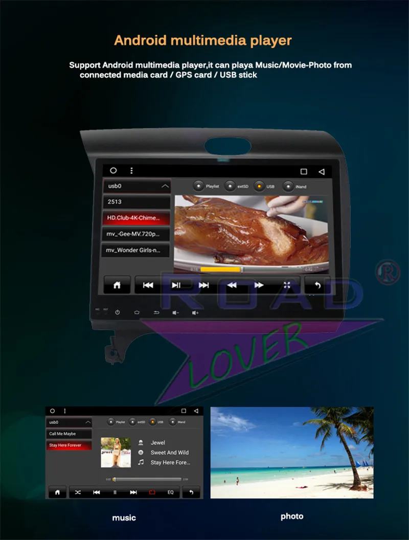 Sale Roadlover Android 8.1 Car Multimedia Autoradio Player For KIA K3 2013 2014 2015 2016 Stereo GPS Navigation Magnitol 2 Din NO DVD 18