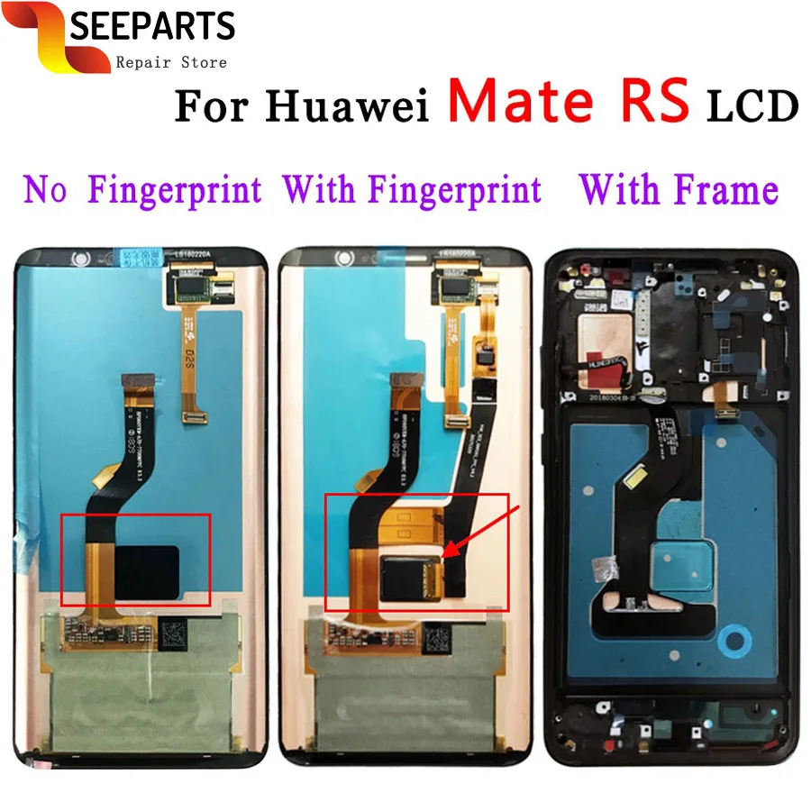 

6.0"For Porsche Design Huawei Mate RS LCD NEO-AL00 Display Touch Screen Digitizer Glass Panel Assembly Huawei Mate RS LCD Screen