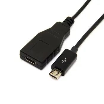 

10pcs/lot CY Micro USB 2.0 Male to USB-C USB 3.1 Type C Female Extension Data Cable for Mac book Tablet Mobile Phone 10cm