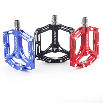 

CORKI Big Size MTB Mountain Bike Pedal Platform DH BMX XC CNC Aluminium Alloy Ti Axle Spindle Flat Ultralight Bicycle Pedals
