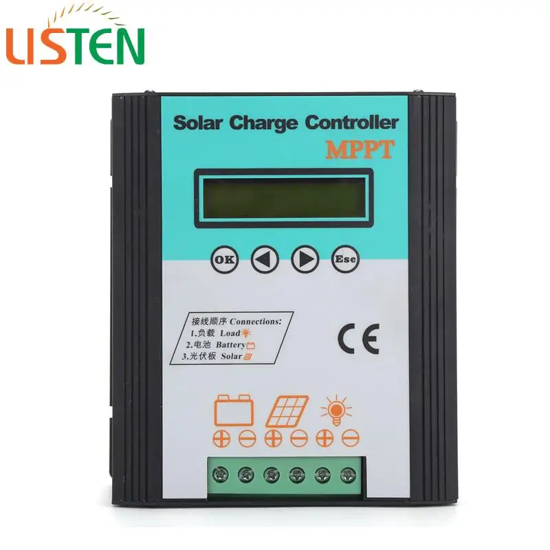 12/24v 10A MPPT solar charge controller with 2 years factory warranty