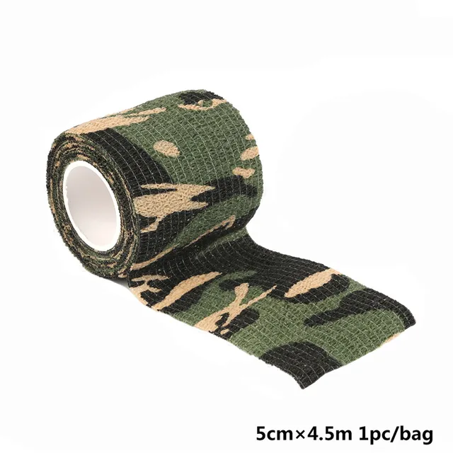 5cmx4.5m Duct Tape Flexibility Camouflage Self adhesive Elastic Bandage