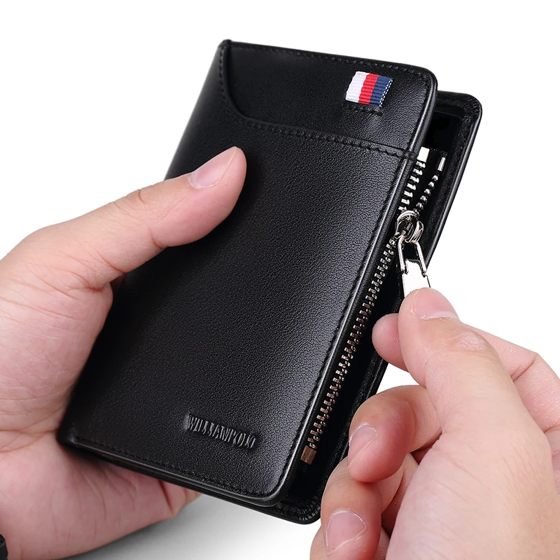Brand Genuine Leather Men Wallet with Card Holder Man Luxury Short Wallet Purse Zipper Wallets Casual Standard Wallets pl293 Brand Genuine Leather Men Wallet with Card Holder Man Luxury Short Wallet Purse Zipper Wallets Casual Standard Wallets pl293