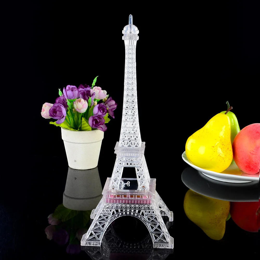 Эйфелева башня в Париже светодиодный творческий лампа Романтический День святого Валентина красочные лампы светящийся ночник 25