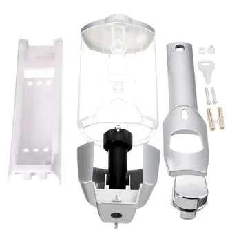 

Wall Mounted Shampoo Soap Dispenser Sanitizer Bathroom Shower Liquid Lotion Pump LO88