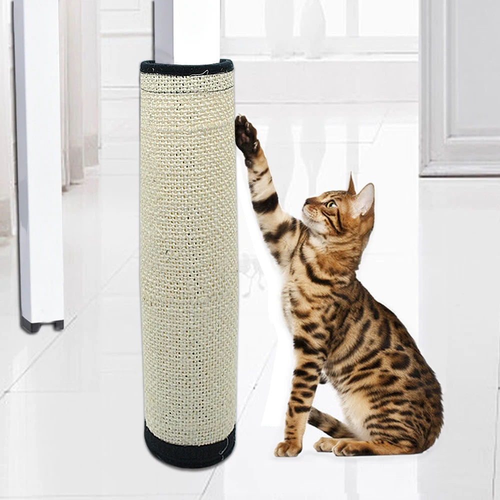 Cat Scratch Board Toy Sisal Hemp Cat Kitten Scratching Post Pad For