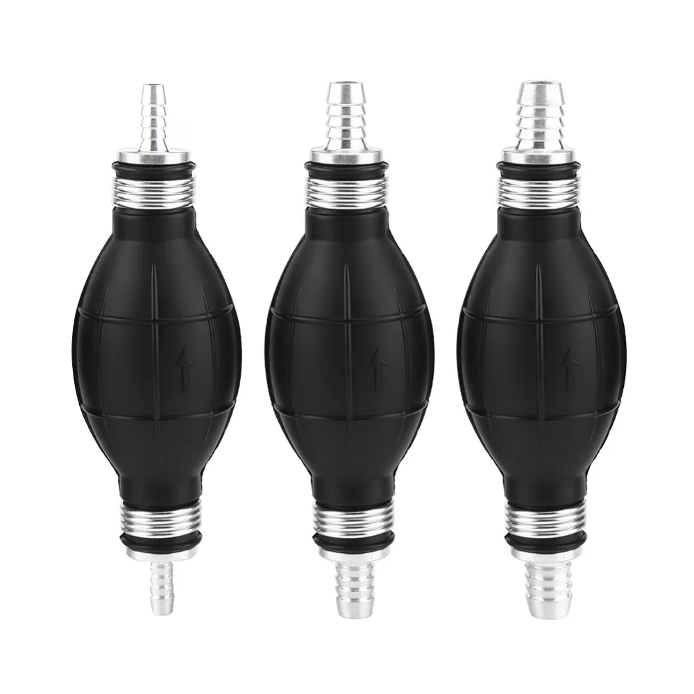

6mm Primer Fuel Pump Rubber & Aluminum Fuel Pump Line Hand Primer Bulb Gas Petrol Fuel Hand Pump For Car Boat Marine Outboard