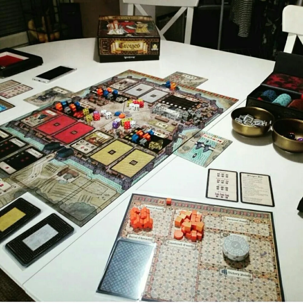 Высококачественная классическая настольная игра Troyes китайская версия