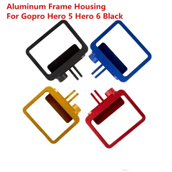 

CNC Aluminum Frame Protective Housing Case Mount For Gopro Hero 5 Hero 6 Black Camera Mount