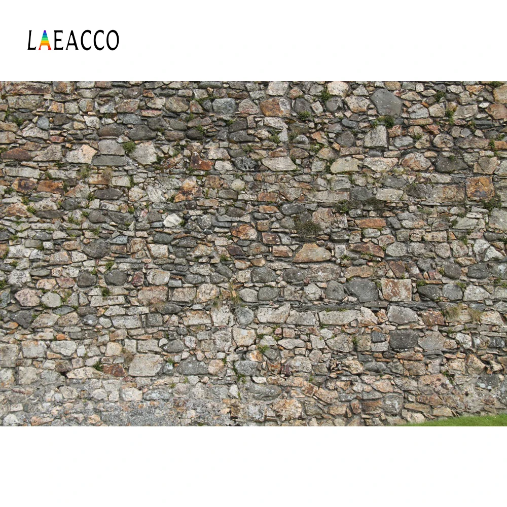 Laeacco Stone Wall Vintage Grunge Portrait Photography Backgrounds Photographic Backdrops Photozone Photocall For Photo Studio |