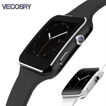

Fashion Bluetooth Smart Watch X6 Sport Passometer Smartwatch with Camera Support SIM Card Whatsapp Facebook for Android Phone