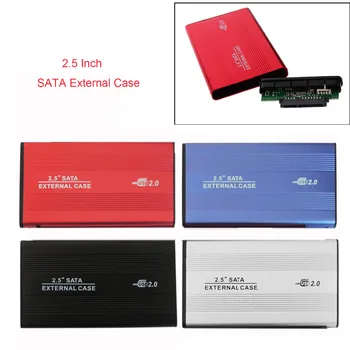

Bevigac 2.5 Inch USB 2.0 USB2.0 Aluminum External Storage SATA HD HDD Hard Drive Disk Enclosure Box Case Support 1TB Enclosure