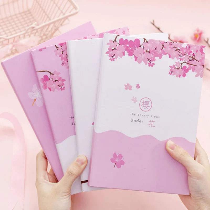 Japanese Dream Beautiful Cherry Blossom Notebook Pink Girl Heart Pocket Notepad Small Fresh Student Diary Book Japanese Dream Beautiful Cherry Blossom Notebook Pink Girl Heart Pocket Notepad Small Fresh Student Diary Book