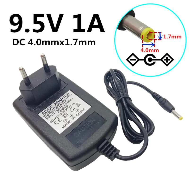 

Power Adapter DC 9.5V 1A 1000mA Adaptor 220V To 9.5 Volt Universal Switching EU US UK AU Plug DC 4.0x1.7mm Converter Transformer