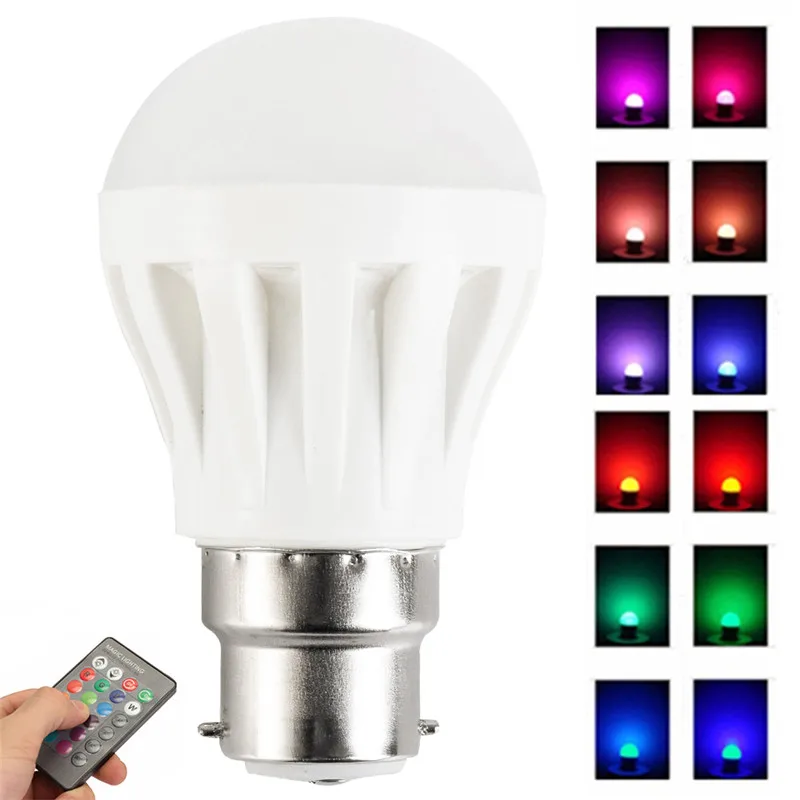

Automatic color change rgb bulb colorful bulb lamp led energy saving lamp E27/E14 screw GU10/MR16 remote control