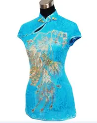 Летний Лидер продаж синий женский Кружевная рубашка Топы Sexy выдалбливают Блузка новинка блузка костюм тонкий Костюмы Размеры размеры s m l xl