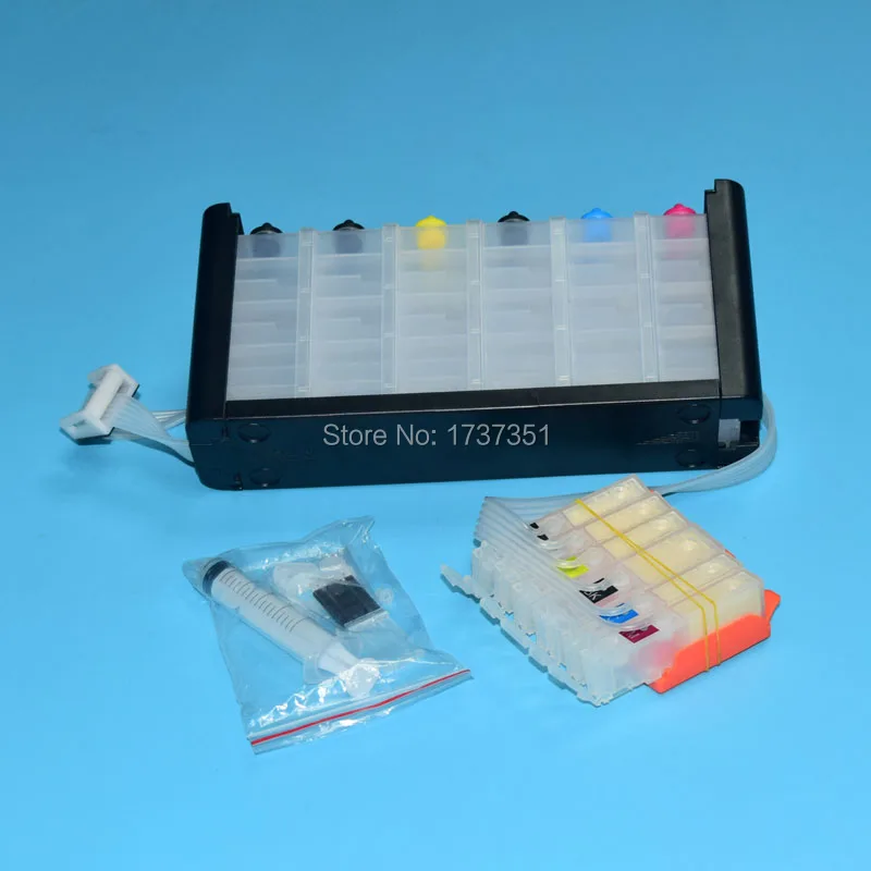 6 اللون PGI-750 CLI-751 كيبك الحبر العرض نظام لكانون MG7170 MG6370 IP8770 طابعة pgi 750 cli 751 6 اللون PGI-750 CLI-751 كيبك الحبر العرض نظام لكانون MG7170 MG6370 IP8770 طابعة pgi 750 cli 751