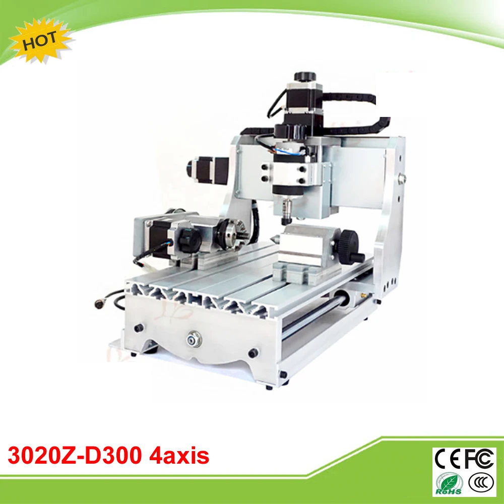 

CNC 3020Z-D300 4 axis ball screw mini CNC router free tax to Russia