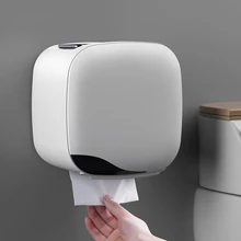 Настенный держатель для туалетной бумаги, полка, коробка для салфеток, водонепроницаемый лоток для туалетной бумаги, рулон бумажной трубки, ящик для хранения для ванной комнаты, Органайзер