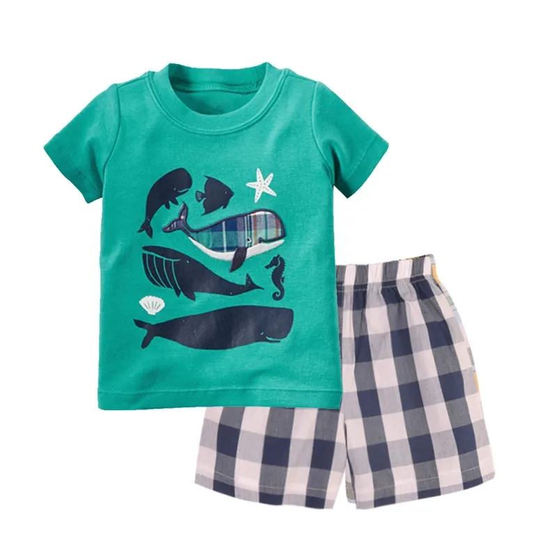 Boys clothes 2Pieces baby boys summer set 2018 casual style children