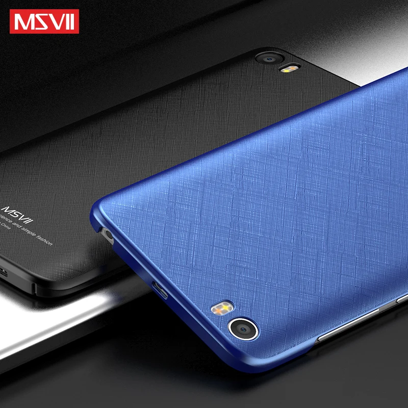 Msvii teléfono Fundas para Xiaomi mi 5 mi 5 Pro caso de negocios para Xiaomi mi 5 geométrico abstracto duro primer cubierta trasera de plástico