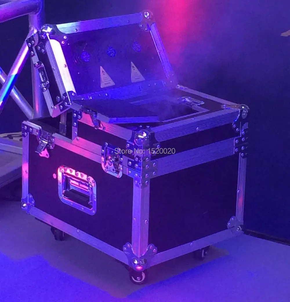 600W Stage Smoke Hazer With Flycase DMX Dual Haze Machine Case Stage
