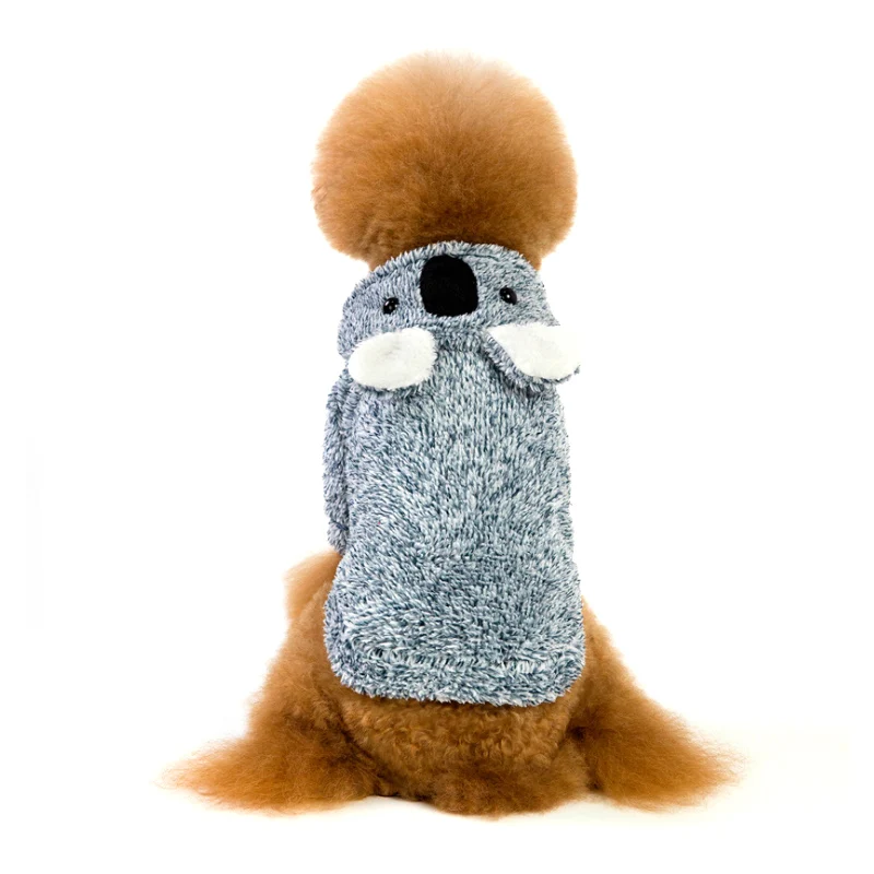 Cute Sloth Bear Cospaly Pet Clothes Small Dog Clothes Bear Ears Sweatshirt Warm Autumn And Winter Hooded Jacket Pet Sweater Cute Sloth Bear Cospaly Pet Clothes Small Dog Clothes Bear Ears Sweatshirt Warm Autumn And Winter Hooded Jacket Pet Sweater