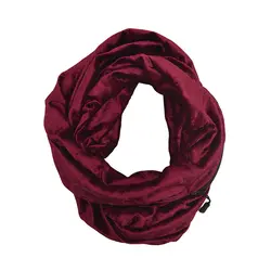 1 шт. шарф на петлях, шарфы с карманом на молнии, теплые мягкие в подарок, дышащие для зимы и осени MUG88