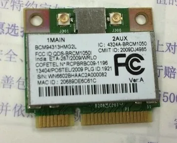 Special Price SSEA Wholesale Original New for Broadcom BCM94313HMG2L Half mini PCI-E Card for DELL ACER SONY ASUS Toshiba 150Mbps Special Price SSEA Wholesale Original New for Broadcom BCM94313HMG2L Half mini PCI-E Card for DELL ACER SONY ASUS Toshiba 150Mbps