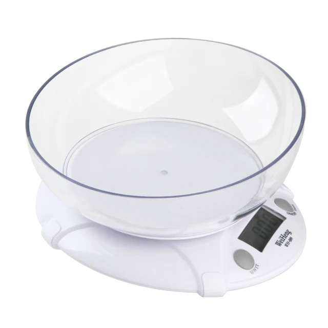 Elektronik Skala Dapur Digital 7 Kg 1g Dengan Mangkuk Berat Elektronik Skala Dapur Digital 7 Kg 1g Dengan Mangkuk Berat Timbangan Balance Barang