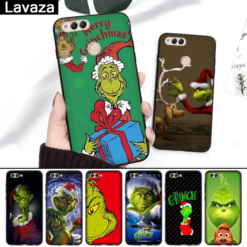 

Lavaza How the Grinch Stole Christmas Silicone Case for Huawei Honor 6A 7A 3GB Pro 7X 8 Lite 8X 8C 9 Note 10