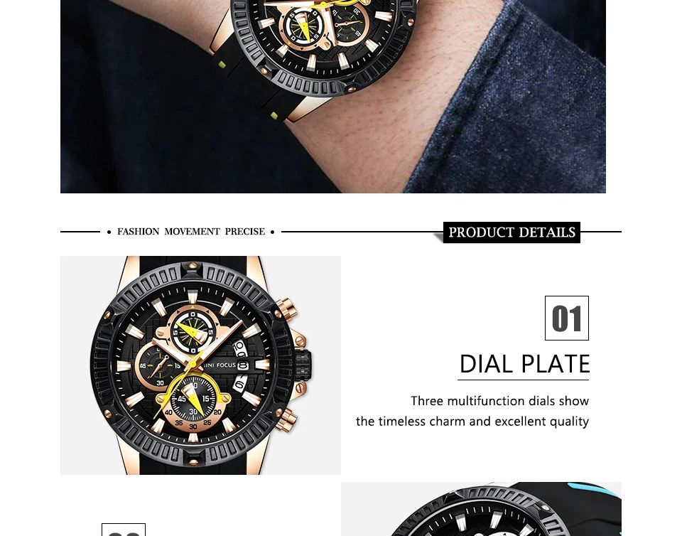 Модные Военные Спортивные часы с мини-фокусом, кварцевые Силиконовые наручные часы с хронографом, мужские водонепроницаемые часы с календарем, reloj masculino