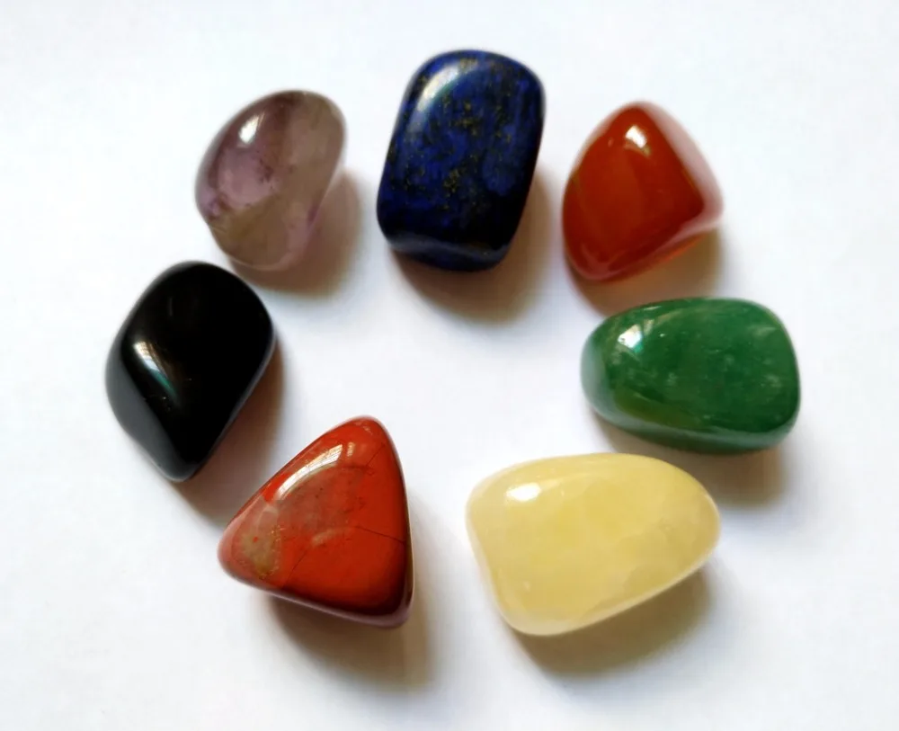 Набор лечебных камней из 7 кристаллов чакр|7 chakra|7 chakra crystalschakra crystals |