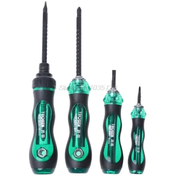 

3/5/6" Mini Ratchet Screwdriver Cr-V Dual-end Slotted Cross Household Hand Tool Whosale&DropShip