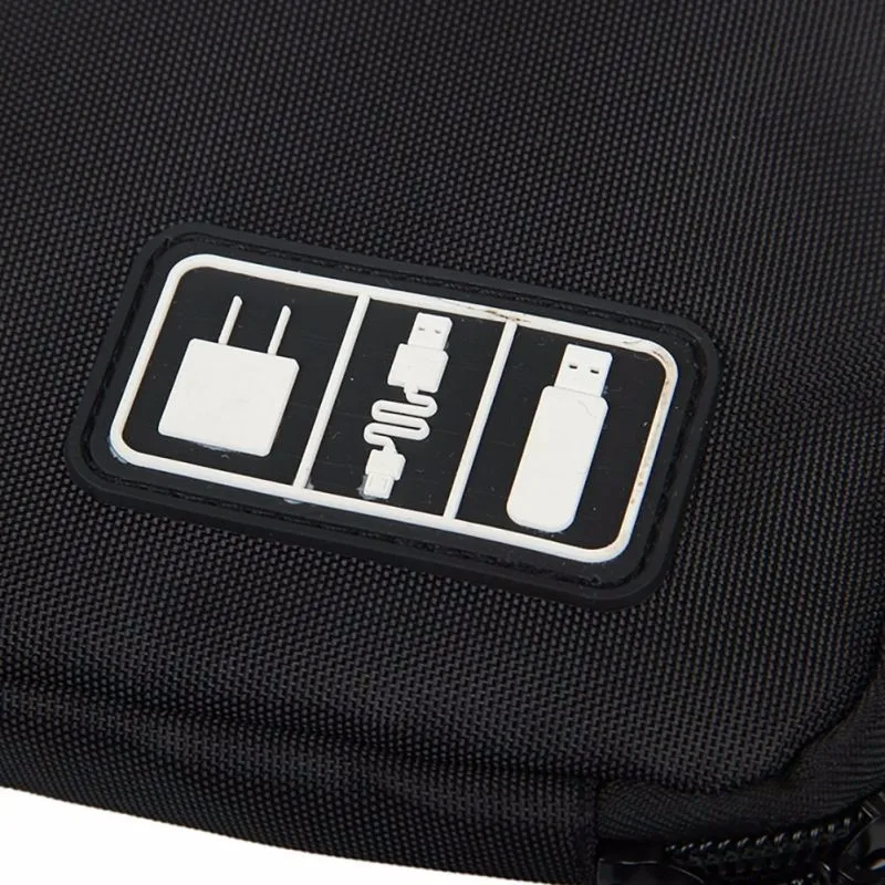 Цифровая сумка для хранения, электронные аксессуары, сумка для Органайзеры для жесткого диска, кабели для наушников, USB флеш-накопители, Дорожный Чехол