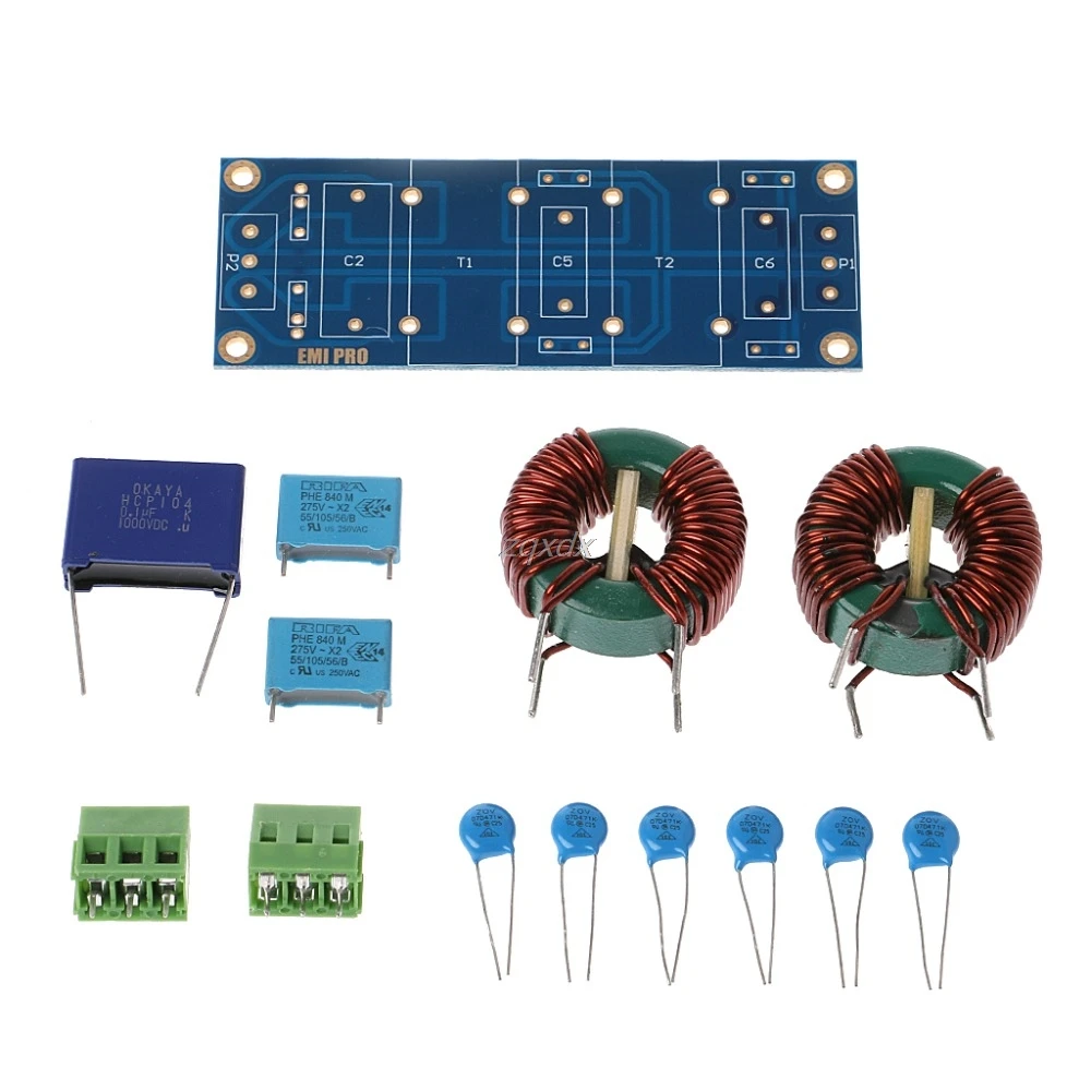 3900 Вт EMI 18A высокочастотная плата фильтра питания DIY наборы для усилителя динамика и Прямая поставка