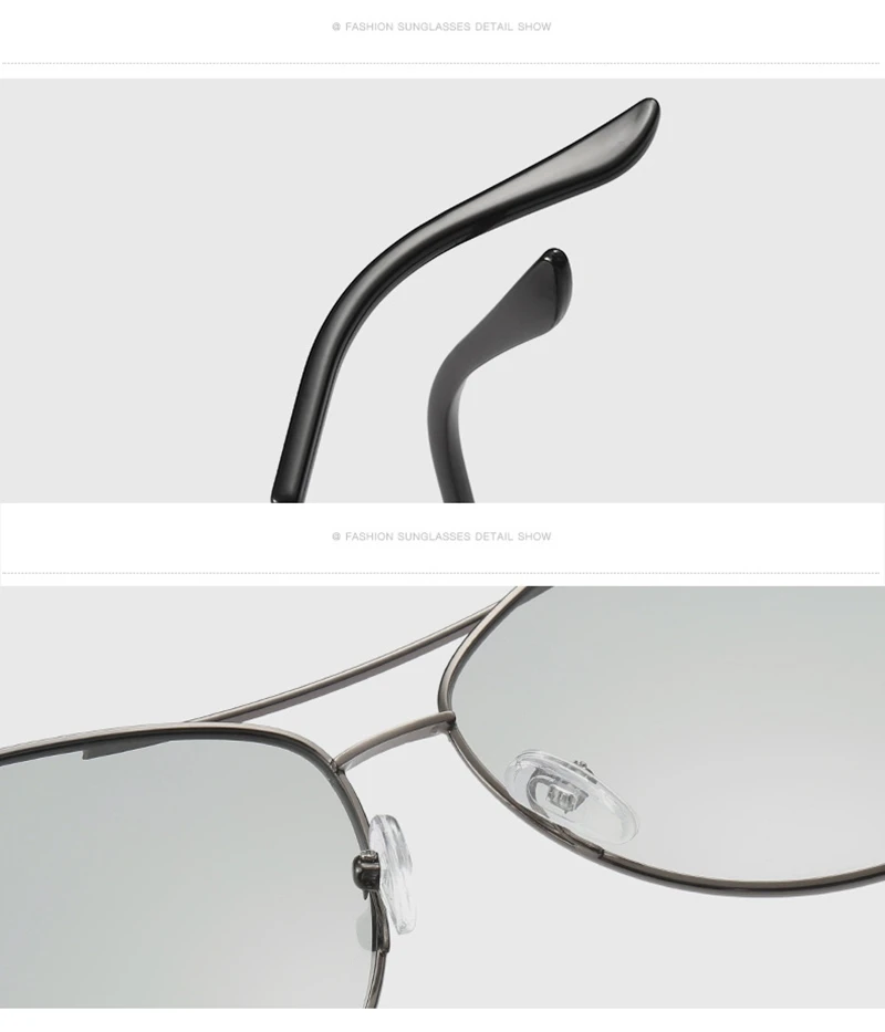 WEARKAPER Pilot, поляризационные солнцезащитные очки для мужчин, водительские интеллектуальные фотохромные солнцезащитные очки для мужчин, для вождения рыбалки UV400 Oculos