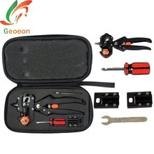 Geoeon Cloth Boxes Grafting Shears Garden Fruit Tree Pruning Pruning Shears Garden Grafting Scissors Tool set A9