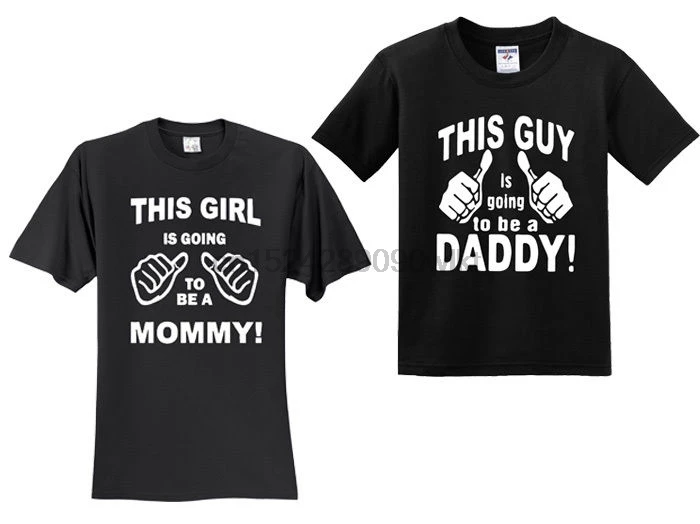 

NEW! Going To Be a MOMMY and DADDY Couples Pregnancy Humor T-shirts