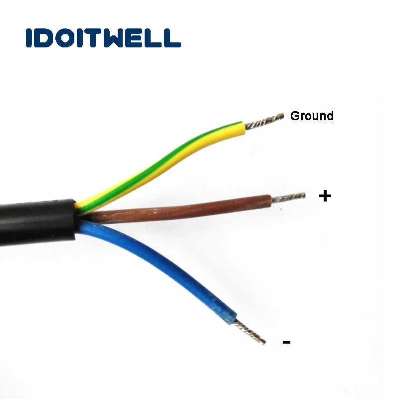 Подгонянное 12V 50A зарядное устройство для батареи защита от перегрева автоматическое 12V зарядное устройство для литий-ионной кислоты lifepo4 - Цвет: wire