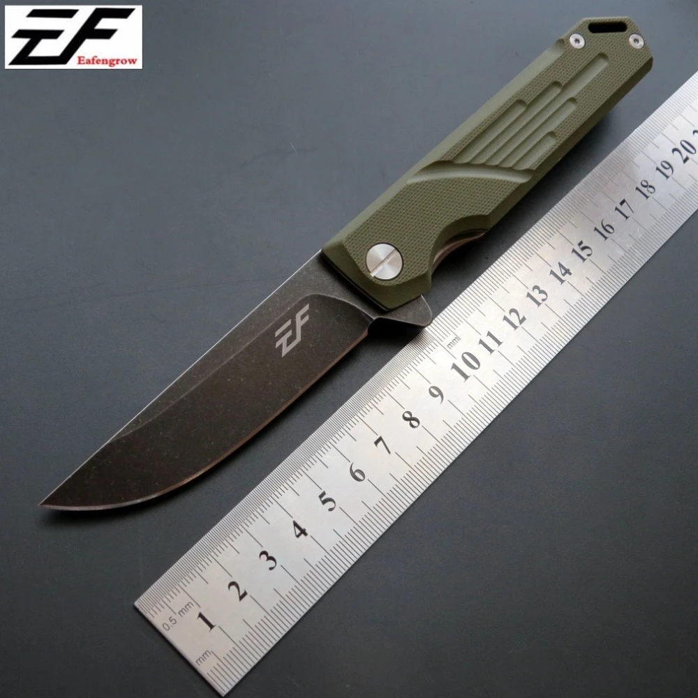 Eafengrow EF72 58 60HRC D2 лезвие G10 ручка складной нож инструмент для выживания кемпинга